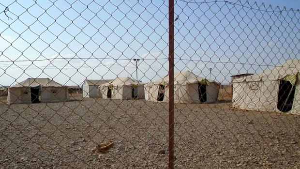 Some 1100 Yemeni refugees call canvas tents home at the Obock refugee camp along the Red Sea in Djibouti. 