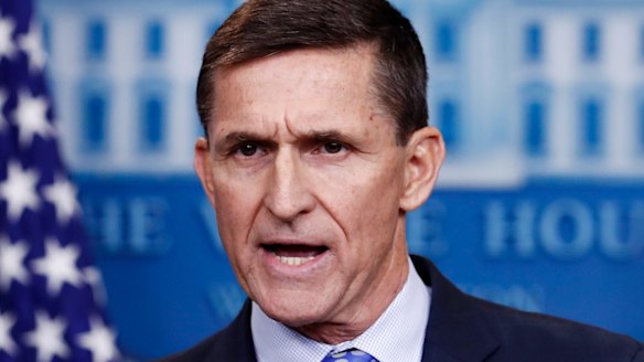 Michael Flynn has been under pressure over his contact with Russia.
