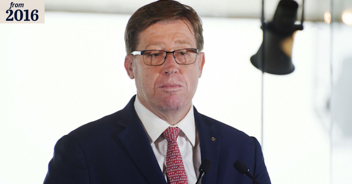 Troy Grant's downfall is an opportunity for Mike Baird