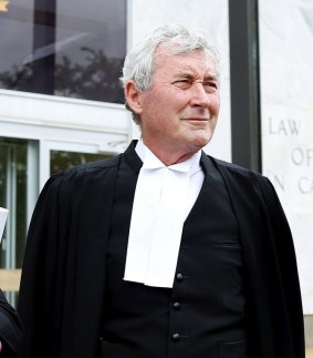 David Eastman's lawyer Bernard Collaery in 2012.