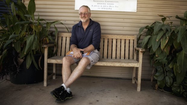 "More needs to be done": Geoff Davis, a long-term resident and supporter of the Marninwarntikura Women's Resource Centre.