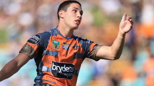 City boy: Mitchell Moses will partner Cronulla halfback Chad Townsend in the halves for Brad Fittler's side.