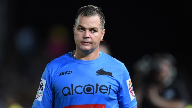 Promotion: Anthony Seibold on the field in his role as an assistant.