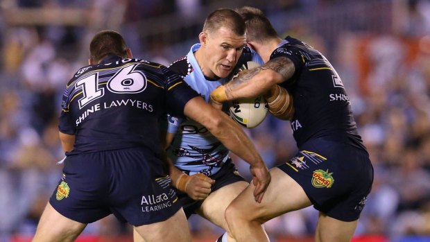 Second thoughts: Cronulla captain Paul Gallen believes his on-field performances would warrant another Origin call-up, had he not previously ruled out a return.