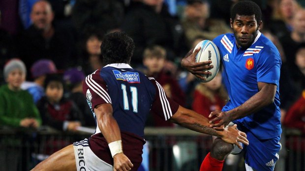 Fijian flyer: Uncapped Clermont winger Noa Nakaitaci has been included in France's Six Nations squad. 