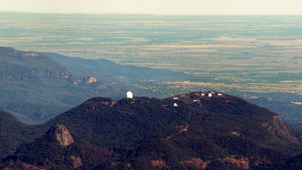 The Australian Astronomical Observatory at Siding Spring. This telescope started the mapping of galaxies used by the GAMA research project.