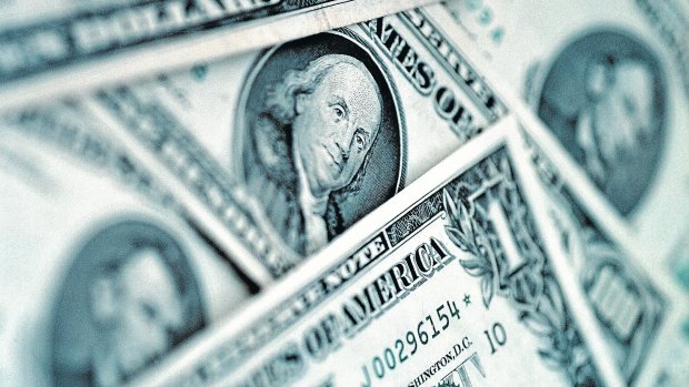 The US dollar's share of the $US5.1 trillion ($6.8 trillion) in foreign exchange trades each day has continued rising to 87.6 per cent of all transactions, new data shows.