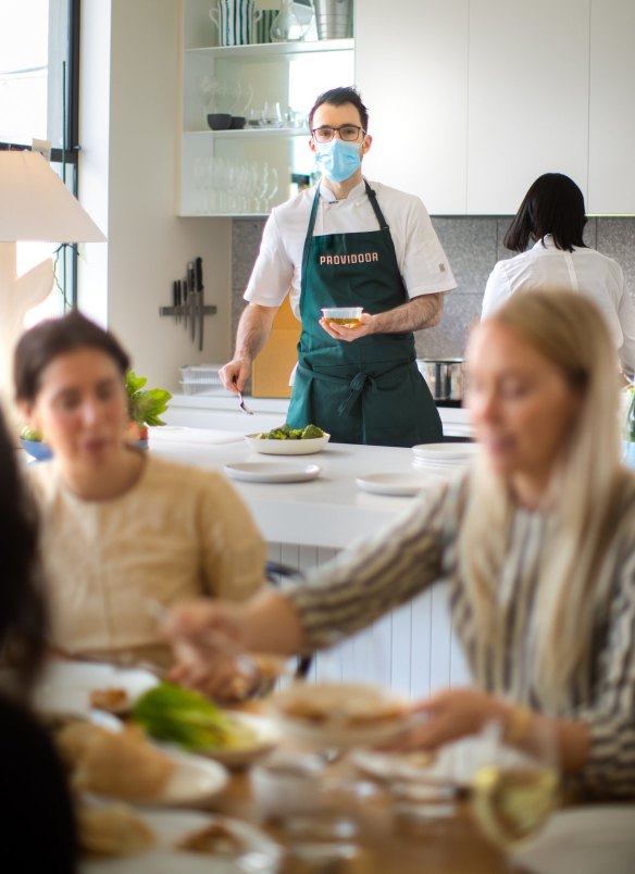 Providoor People supples in-home waiters and chefs to turn home dinners into proxy catered events. 