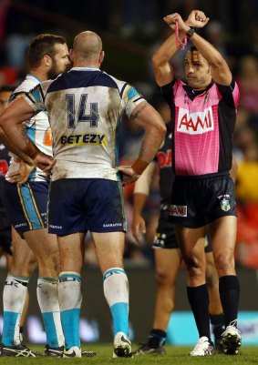 Matt White was reported for a lifting tackle against Penrith and charged with a grade-two dangerous throw.