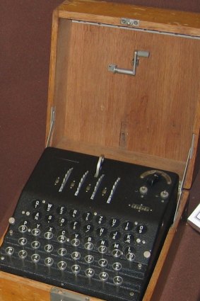 An Enigma model G device.