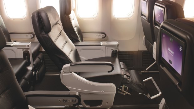 Air New Zealand's premium economy class for trans-Tasman flights.