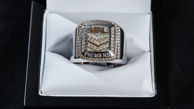Big prize: The NRL grand final ring.