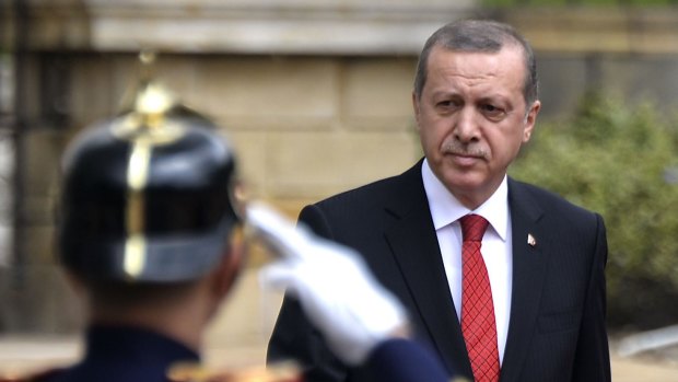 Turkish President Recep Tayyip Erdogan does not support a move into politics by the country's intelligence chief.
