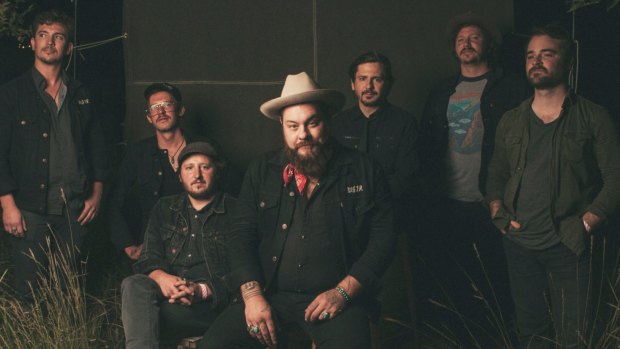 Nathaniel Rateliff (front) & the Night Sweats.