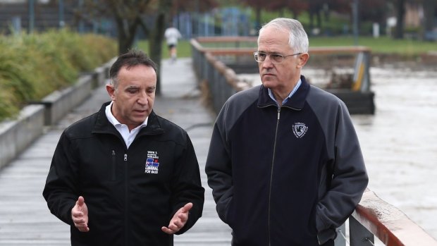 Ousted Liberal MP Andrew Nikolic, pictured with Prime Minister Malcolm Turnbull, has said a campaign by GetUp! has cost him his seat.