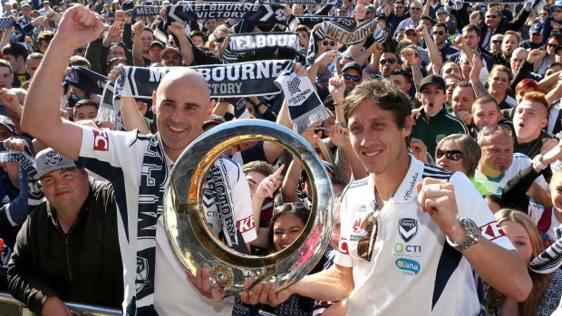 Backing up: Melbourne Victory are well placed to defend their A-League title.