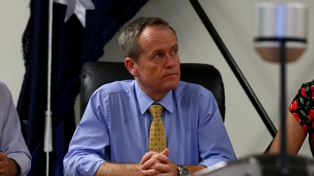 Opposition Leader Bill Shorten says Malcolm Turnbull is a weak man beholden to the right wing of his party.