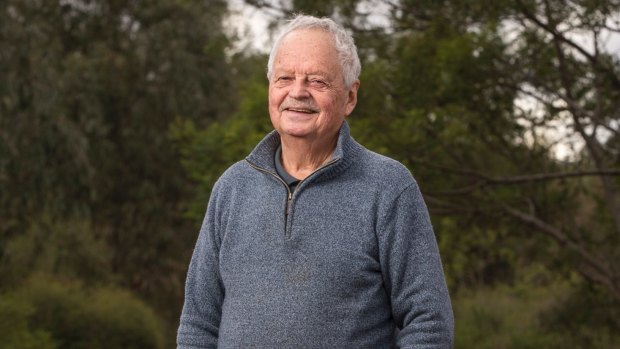 Reward for hard slog: Geoff Mitchelmore, who founded Friends of Lower Kororoit Creek volunteer group.