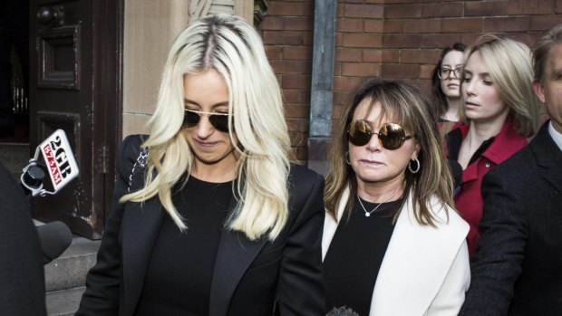 Roxy Jacenko leaves the Supreme Court after the guilty verdict was handed down.