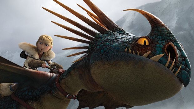 Out there: Scientists work out the technical challenges of creating something visually unique in films such as How to Train Your Dragon 2.