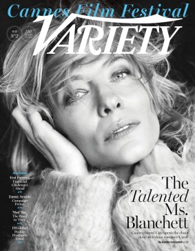 Cate Blanchett on the cover of Variety.