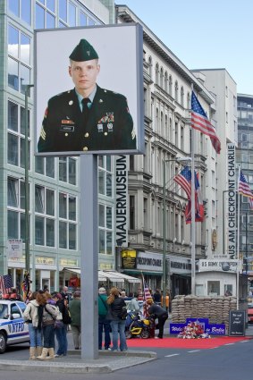 Checkpoint Charlie, which became synonymous with the fall of communism.