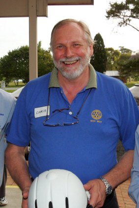 Chris Nelson at an event in Somersby on the NSW Central Coast in 2008.