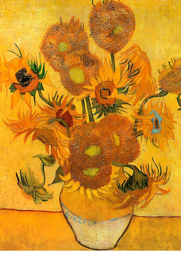 Vincent van Gogh's Sunflowers. 