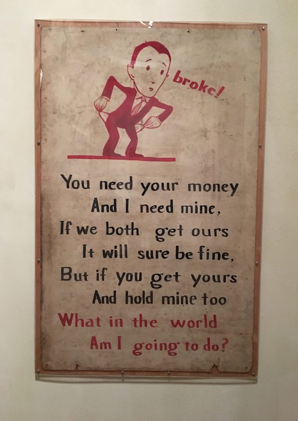 Artwork on display at the Museum of Old and New Art in Hobart.