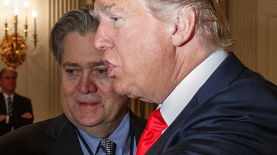 President Trump's lawyer wrote to Steve Bannon on Wednesday that he had breached his NDA with the Trump campaign.