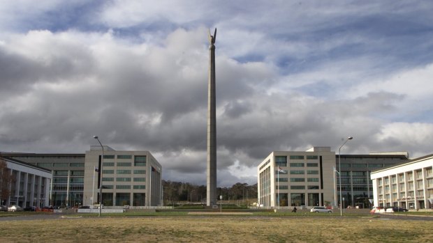 Defence HQ in Canberra, where the graduate worked.