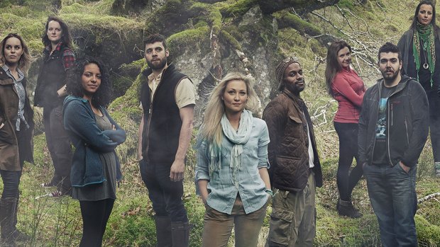 Twenty-three contestants entered the Scottish wilderness to start a new society in a social experiment filmed by Britain's Channel 4.