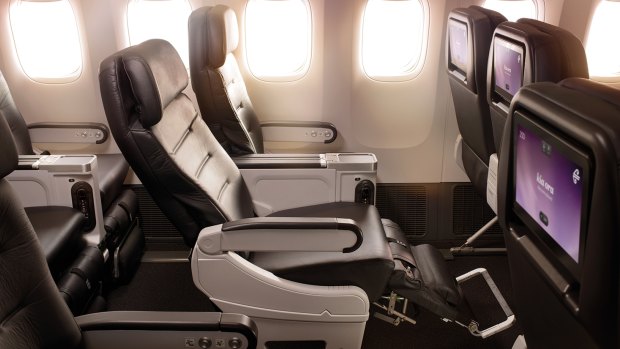Premium economy on Air New Zealand 777-200.