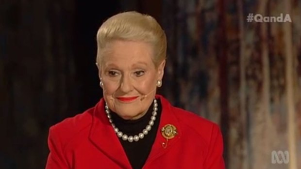 Parliamentary Speaker Bronwyn Bishop.