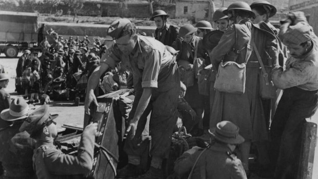Australian and New Zealand hospital staff arrive on Crete after being forced out of Greece following German attacks, June 1941.