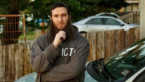 Musa Cerantonio outside his mother's home last year.