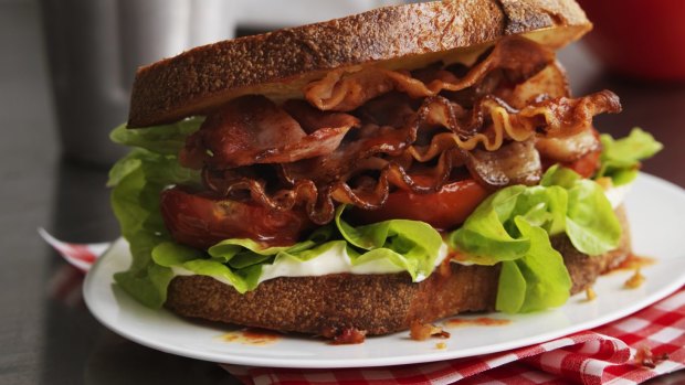 Bacon is better than lettuce when it comes to greenhouse gas emissions, the study suggests.