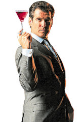 Shaken, not stirred: Pierce Bosnan as James Bond.