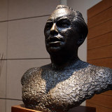 A bust of L. Ron Hubbard at the Ascot Vale centre