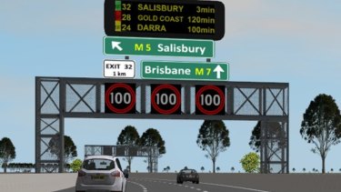 pix Brisbane Street Sign confused by complex road signs