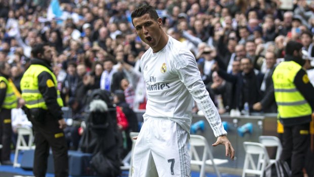 Main man: Cristiano Ronaldo will be closely watched when Real Madrid visit Roma in the Champions League.