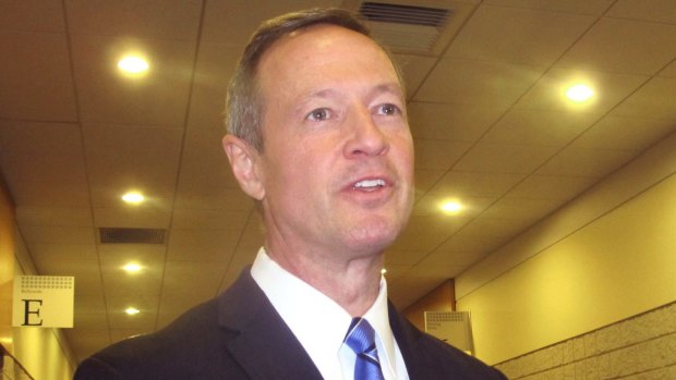 Former Maryland governor Martin O'Malley. 