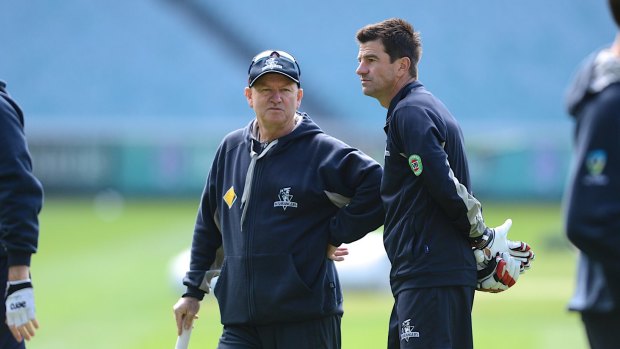 In charge: Greg Shipperd (left) has been named the new Sydney Sixers coach.