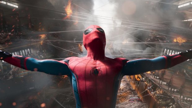 Marvel Studios' Spider-Man: Homecoming stars Tom Holland as Peter Parker.