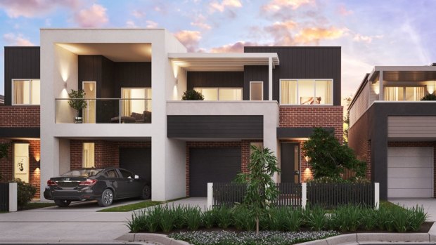 Stockland townhouses at Willowdale, Sydney