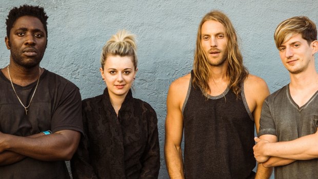 Getting in touch with nature - Bloc Party: Kele Okereke, Louise Bartle, Justin Harris, Russell Lissack.