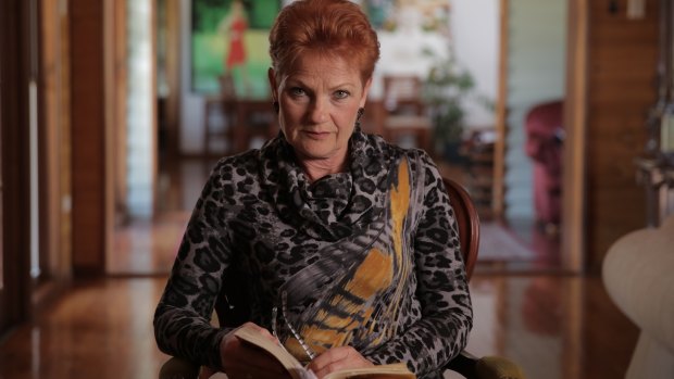 One Nation sentor Pauline Hanson.