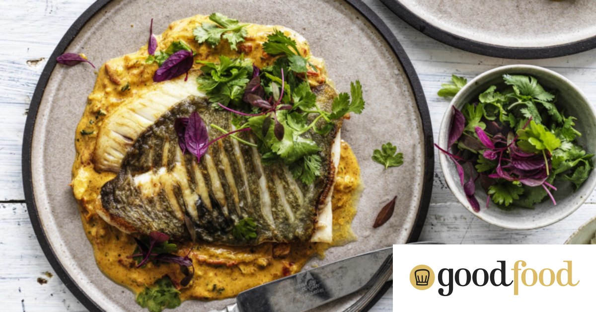 Grilled John Dory with curry sauce
