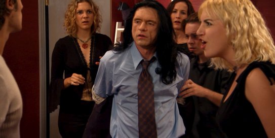 Experiencing a renaissance: Tommy Wiseau stars in <i>The Room</i>.