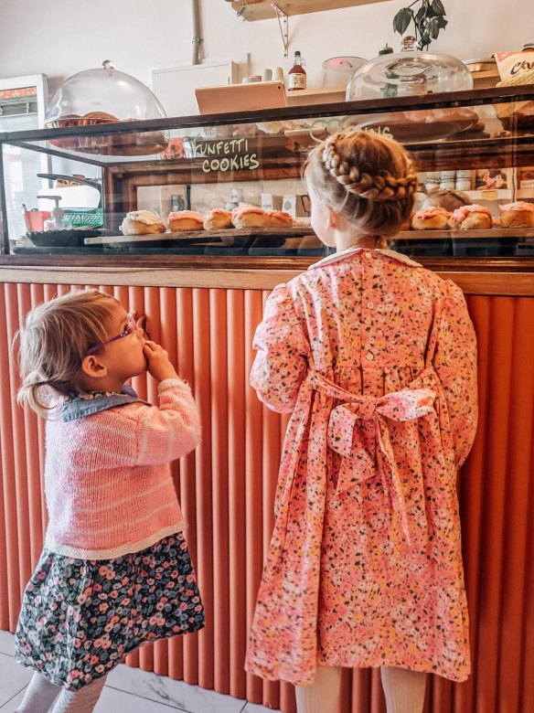 Inside the new cafe and general store in Preston.